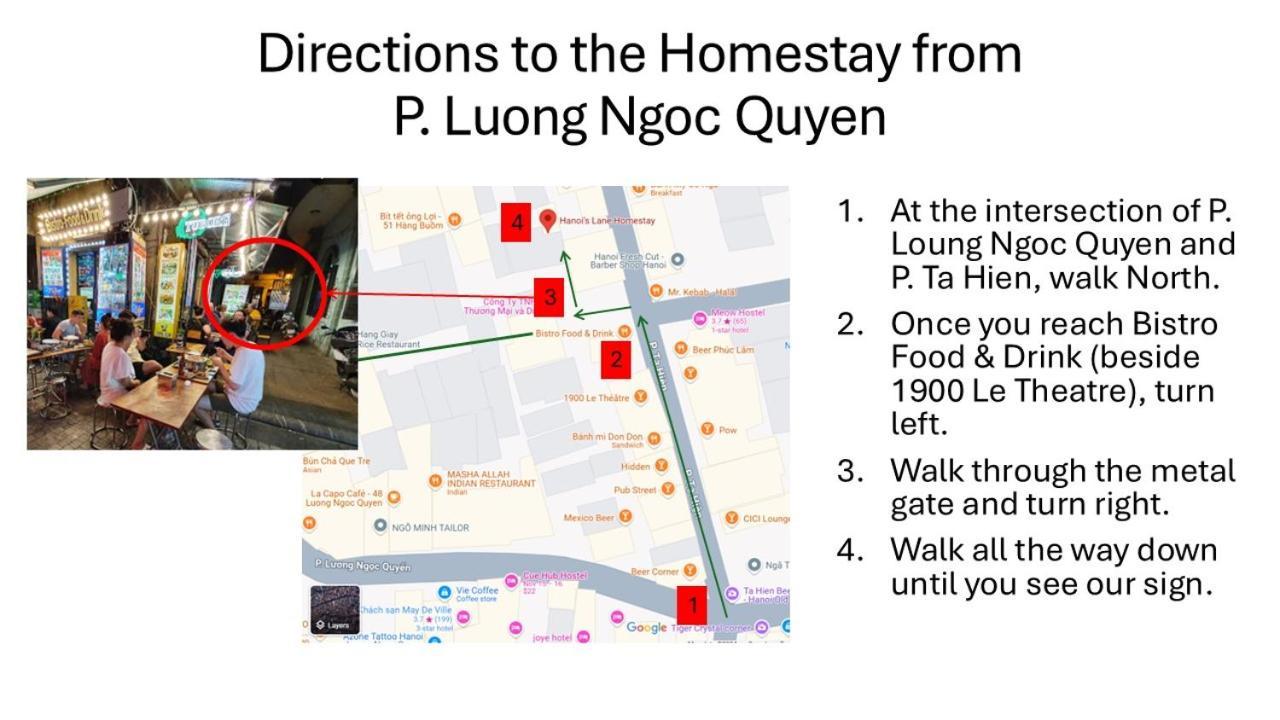 Hanoi'S Lane Homestay Extérieur photo